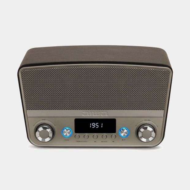 Aiwa Bstu750bk altavoz de 50w Titanio Bluetooth