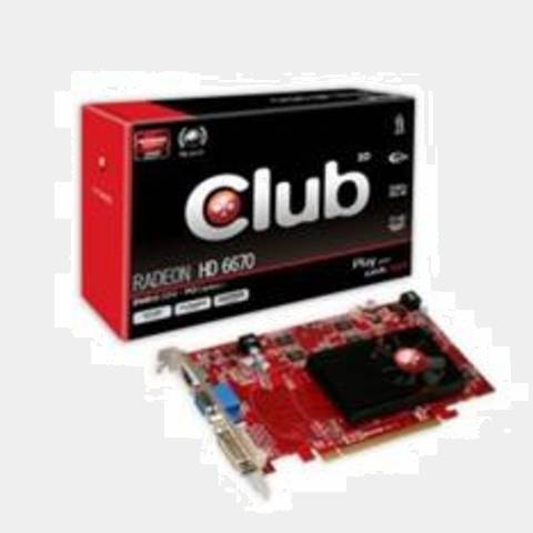 Vga Ati Radeon Hd 6670 1gb GDDR3, Pci Express 2.1, Dvi, Hdmi, Club 3d