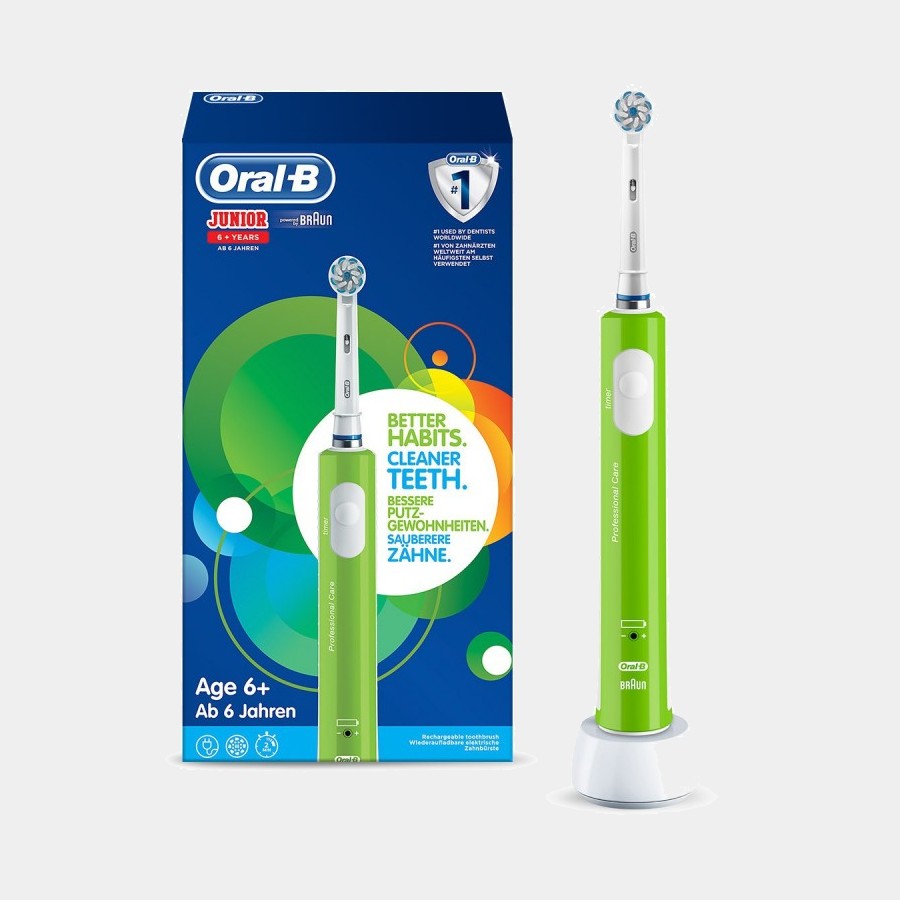 Braun D16 Infantil Junior cepillo dental Verde