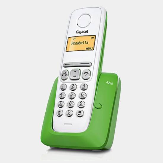 Telefono inalambrico Gigaset A230 Dect blanco/verde