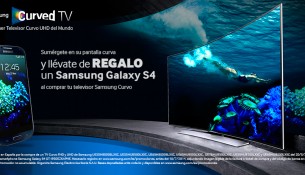 Promocion Samsung para televisores curvos