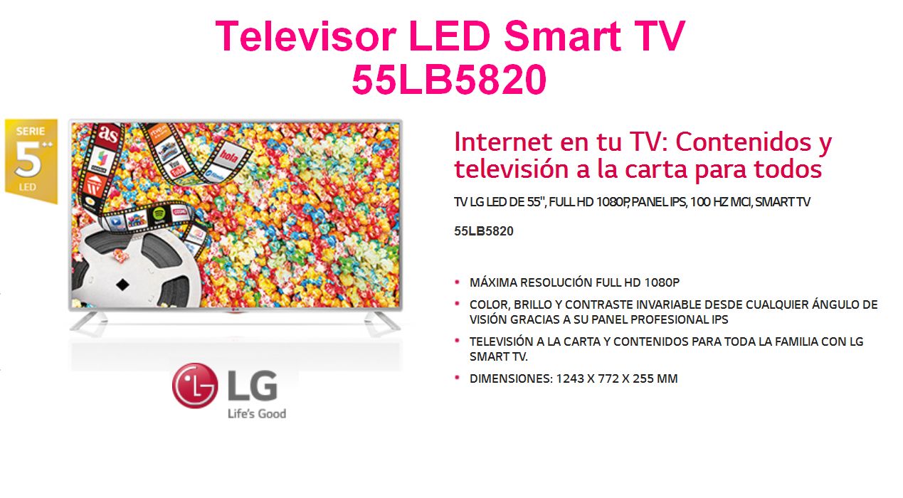 Televisor LG 55LB5820