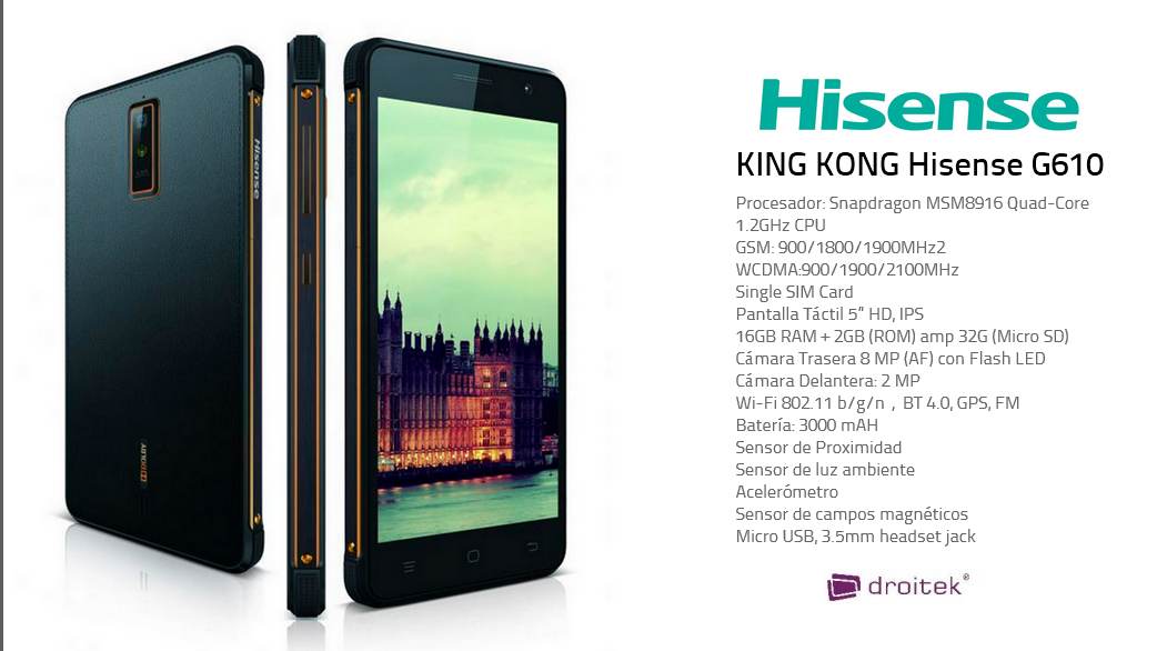 Telefono Hisense King Kong