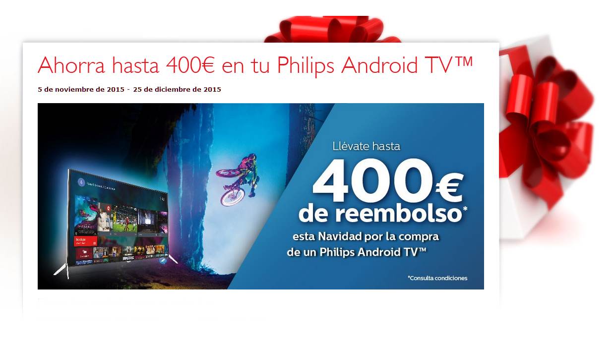 Promocion Philips televisores Android