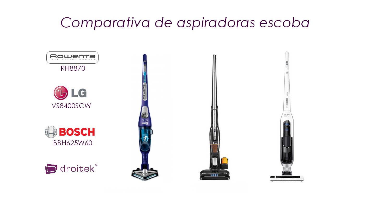 Comparativa aspiradoras escoba 2016