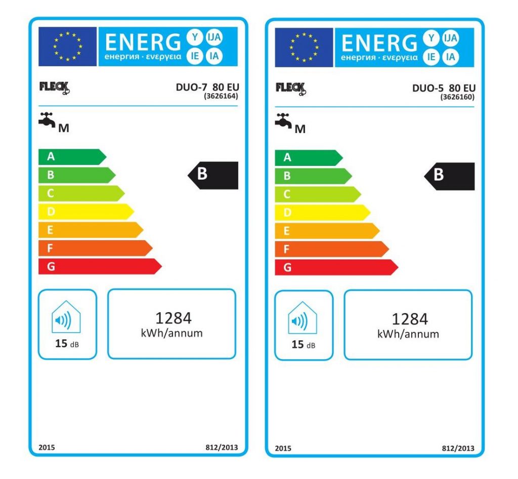 Clase energetica Fleck Duo5 Duo7