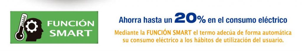 Funcion Smart del termo eléctrico Cointra TDG plus