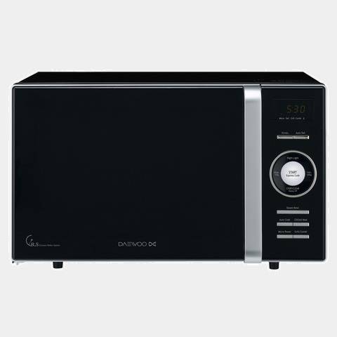 Microondas negro Daewoo Kog8a6k 23l Digital Grill