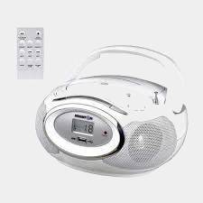 RadioCD Brigmton W-410 B blanco Usb M. Distancia
