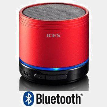 Altavoz Lenco Bluetooth Ibt-1 Micro Sd 3w Red