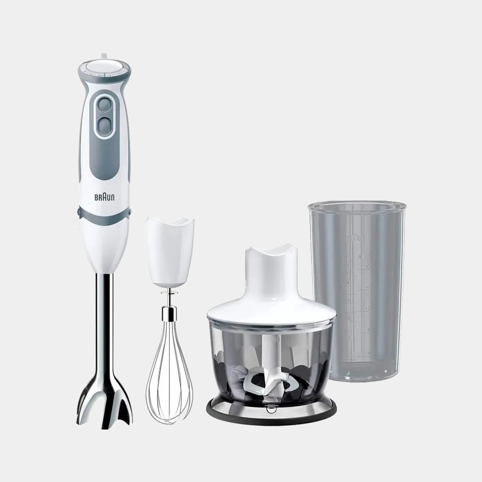 Braun Mq5235 Sauce batidora de 1000w C/a Pie Inox Blanc