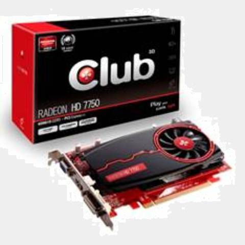 Vga Ati Radeon Hd 7750 4gb, DDR3  Pci Express Vga Dvi Hdmi Club 3d