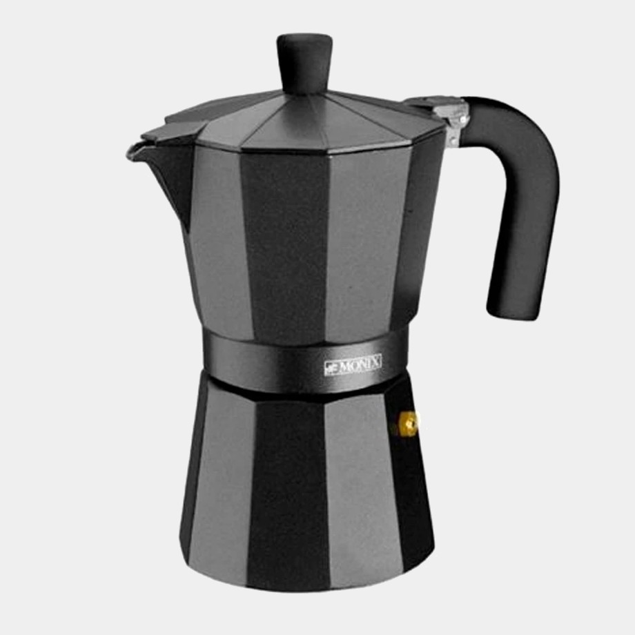 Monix M640003 cafetera 3 tazas Vitro-noir