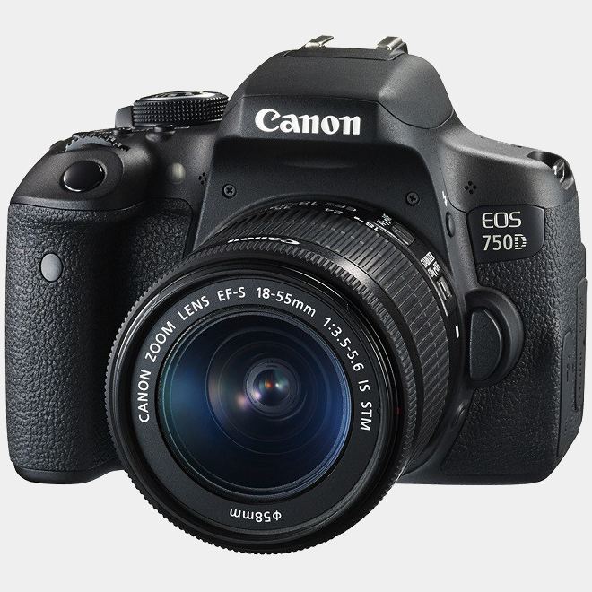 Canon Eos 750d EF-S 18/55 LS camara fotográfica