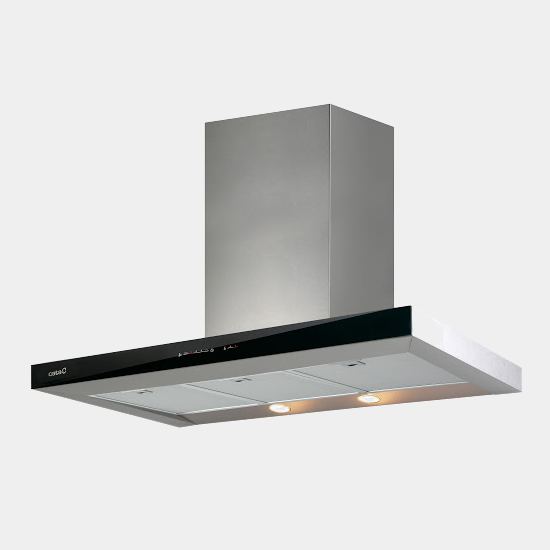 Cata Legend campana decorativa inox/negro A+ 29203