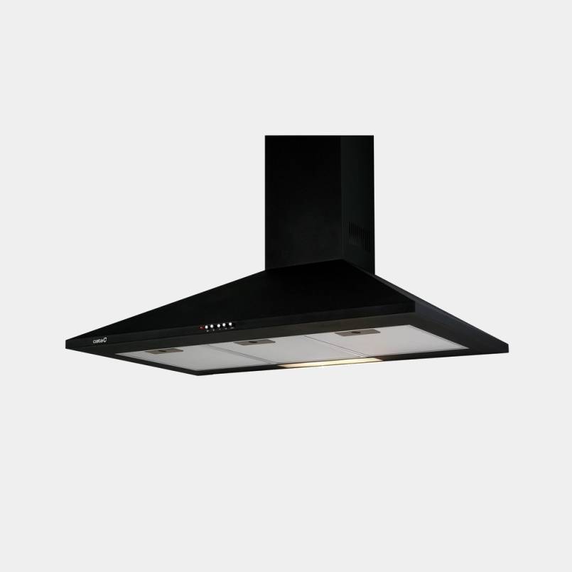 Cata Omega 600 Bk negra campana decorativa 645m3/h Cata Omega 600 Bk negra campana decorativa 645m3/h