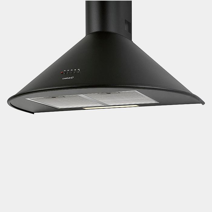 Cata Q900bk Negra campana decorativa 645m3h 72d