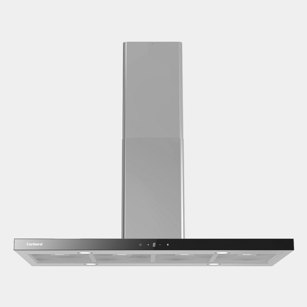 Corbero Rodas12000 campana de isla inox 970m3h A++