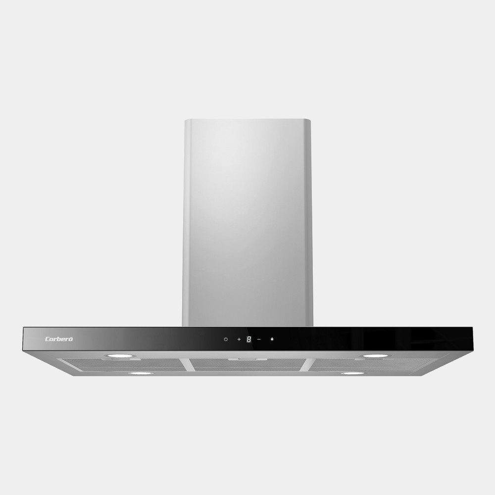 Corbero Rodas9100 campana de isla inox 979m3h A++