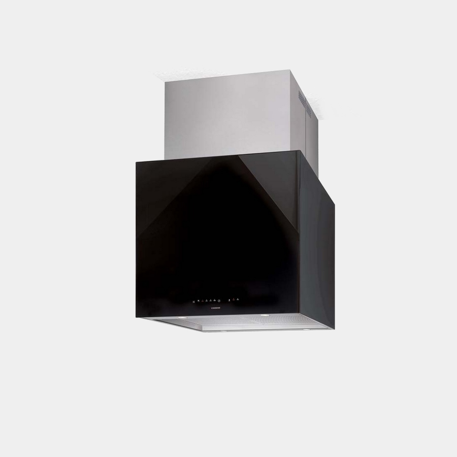Nodor Cube Glass 900 Negra campana decorativa