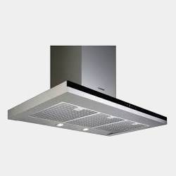 Campana decorativa Nodor Mirage Premium 900BK 1612 inox/negra