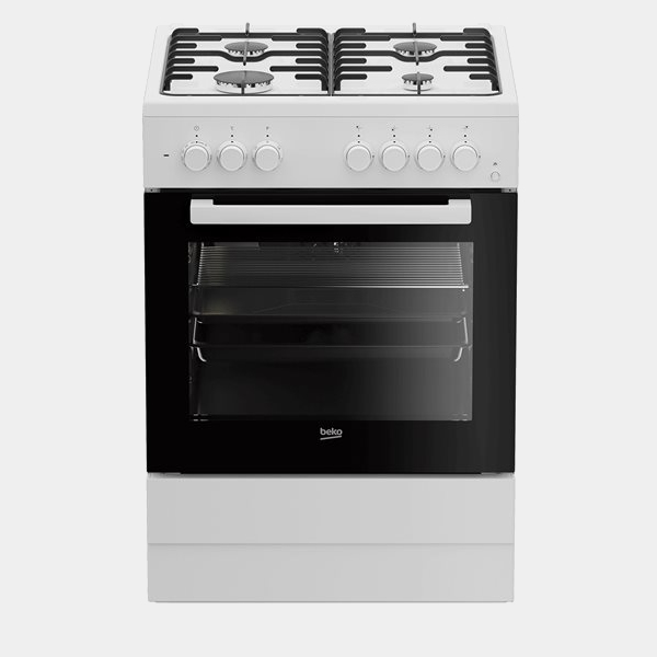 Beko Fse62110dw cocina de gas natural 4 fuegos 60x60