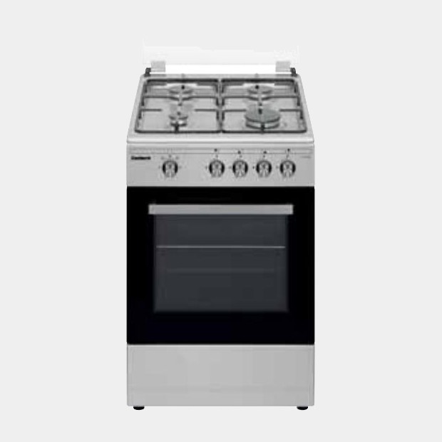 Corbero Ccsf45020nx cocina de gas natural inox 4 fuegos 50x56.5