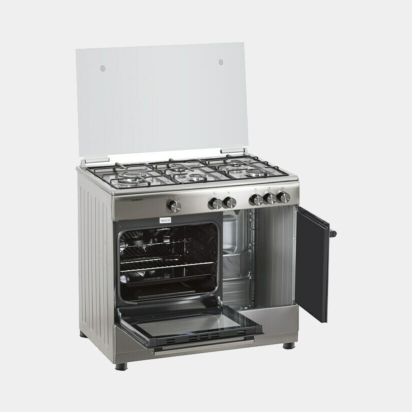 Corbero Ccsf5gb922x cocina de gas inox 5 fuegos 90x60