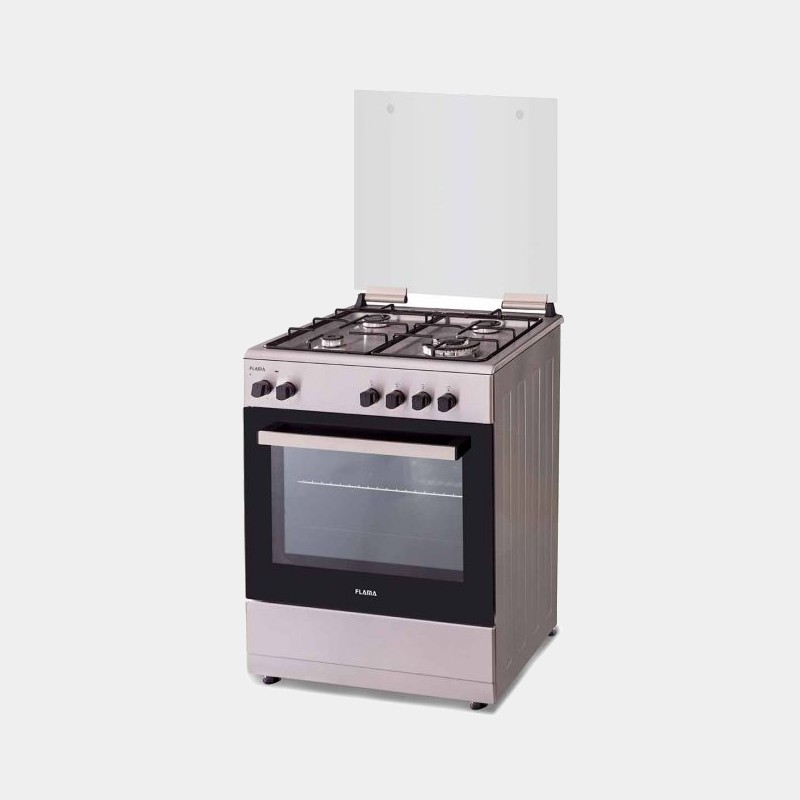 Flama 8261fl cocina de gas butano 4f Inox 60x60 Horno Electrico