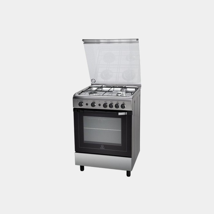 Indesit I6gg1fxp cocina de 4 fuegos de gas Inox