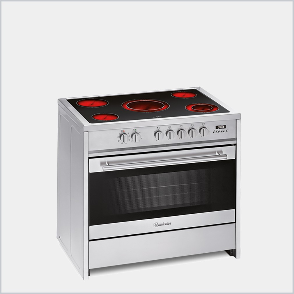 Meireles E912x cocina vitroceramica 90x60 5 Zonas Inox A