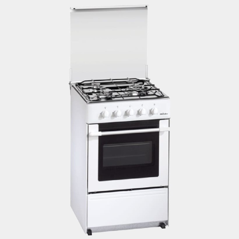 Meireles G1530dvw1 cocina de gas butano 3 fuegos 53x57