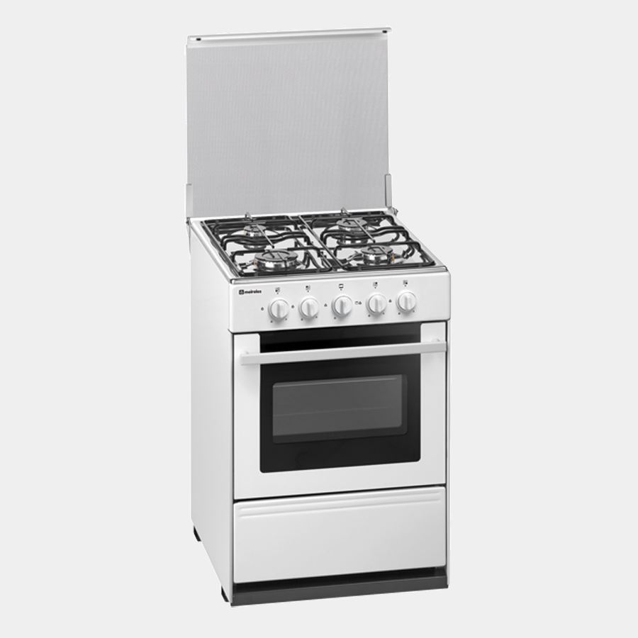 Meireles G2540vw cocina blanca 4 fuegos 54x57