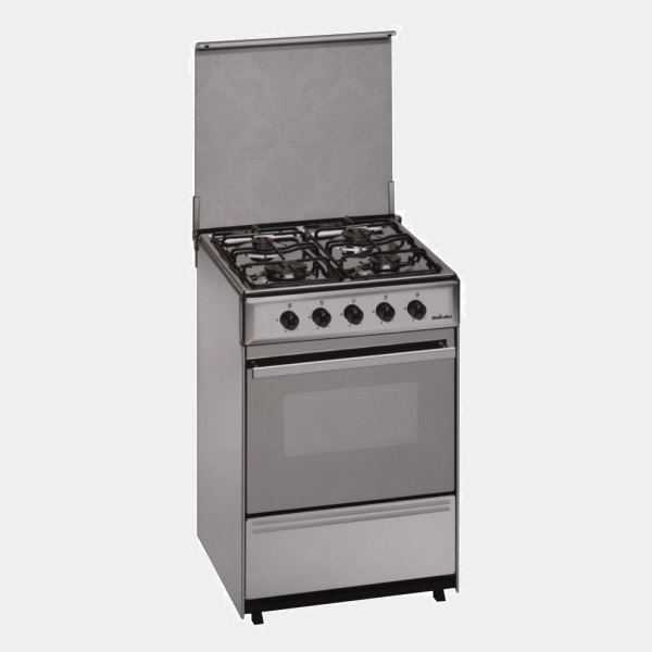 Meireles G2540vx cocina inox gas natural 4 fuegos 54x57