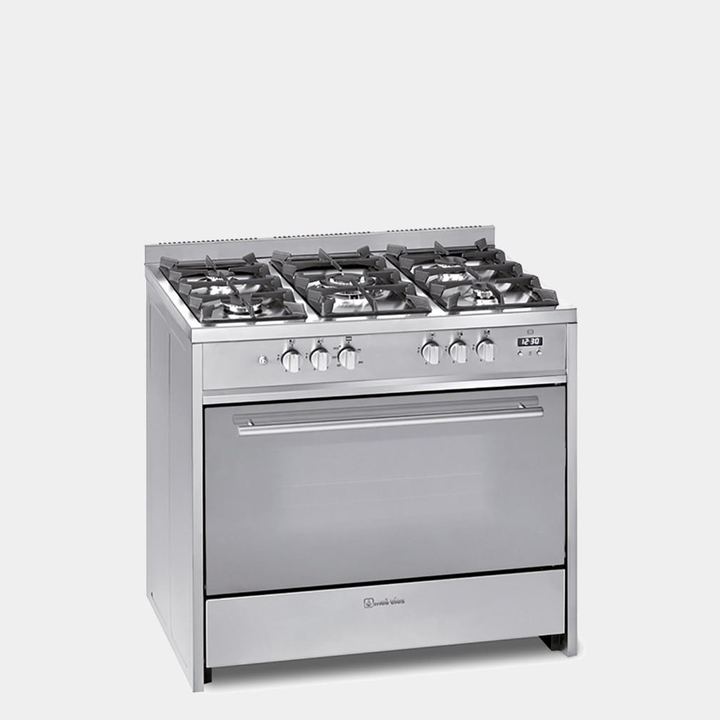 Meireles G910x cocina de gas butano 5 fuegos inox