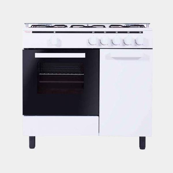 Telefunken 14tlk9050w cocina de gas de 5 fuegos blanca