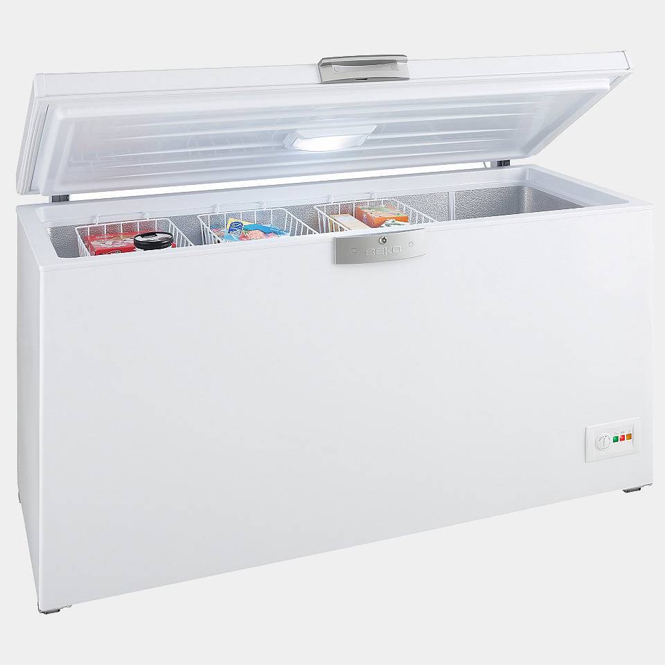 Congelador horizontal Beko HSA-47520 de 86x155,5x72,5 A+ 454l