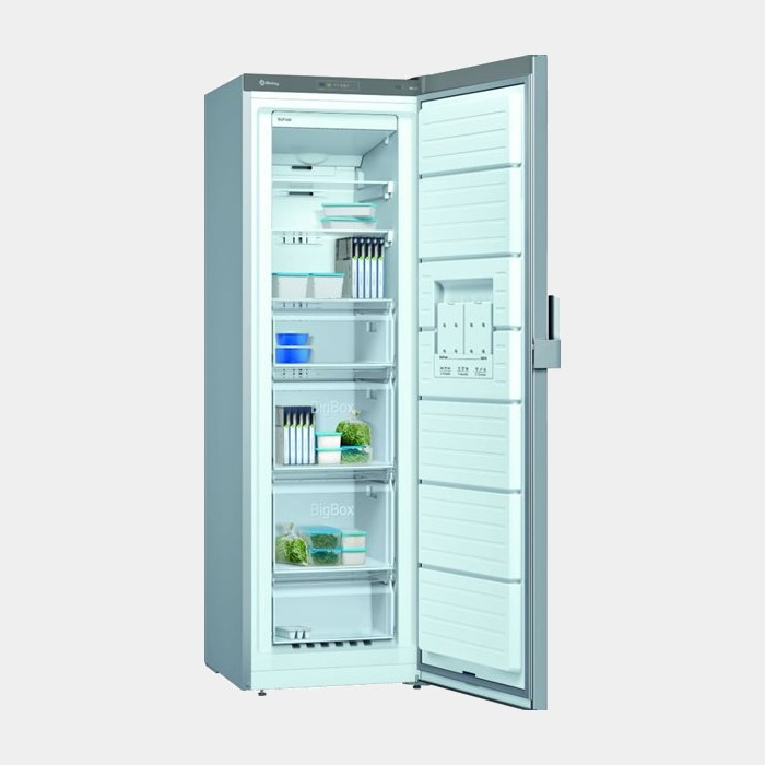 Balay 3gff563me congelador vertical inox mate 186x60 no frost