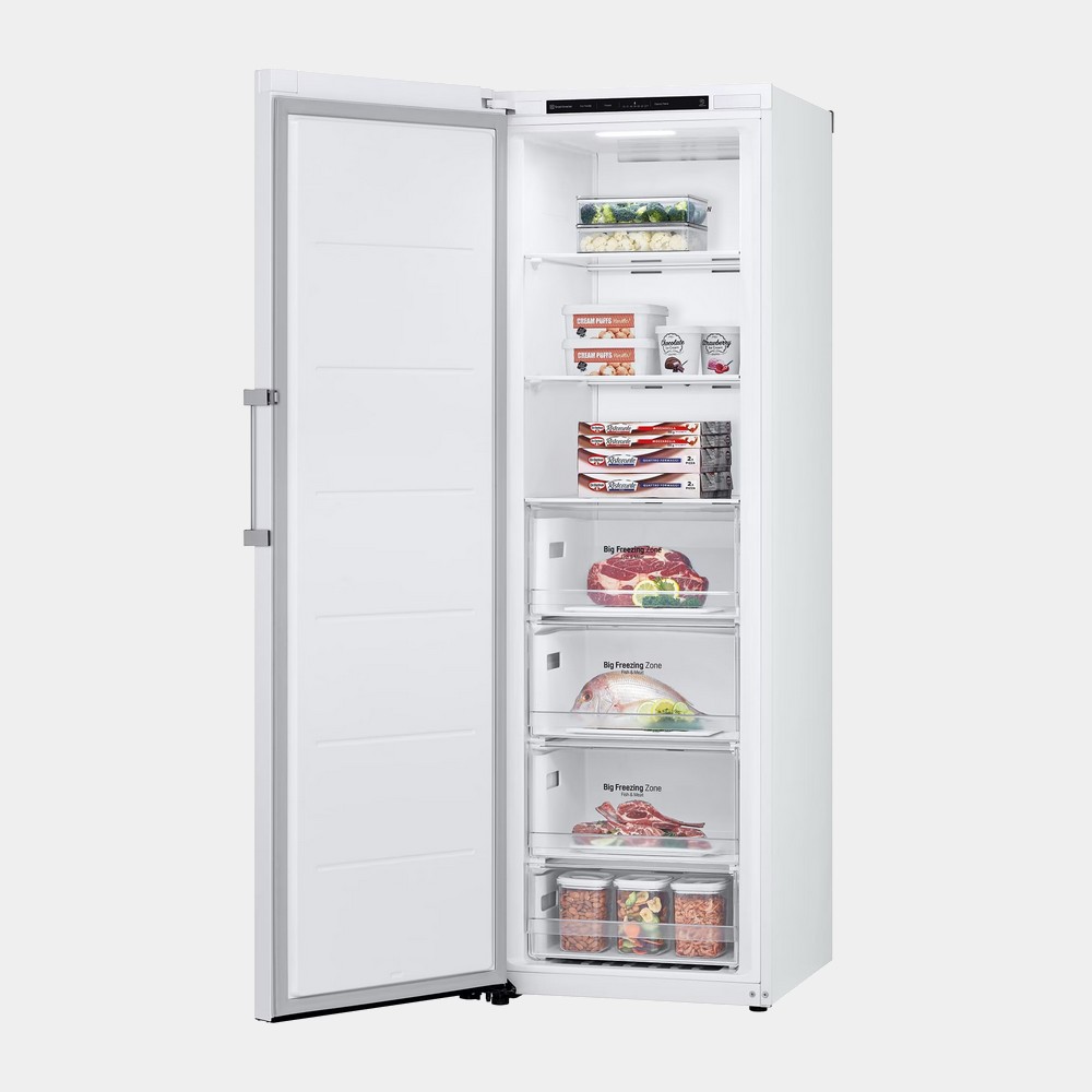 LG Gft41swgsz congelador vertical blanco 186x60 no frost E