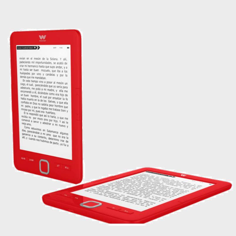 Ebook Scriba 195 6 4gb Eb26-045 Microsd Rojo