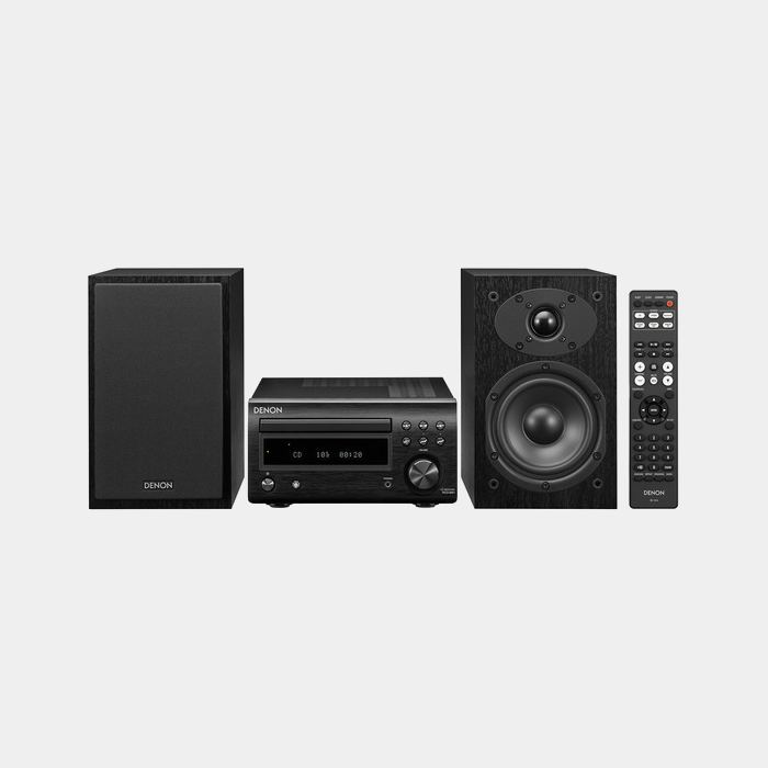 Denon Dm41 negra Bluetooth cadena de 30w