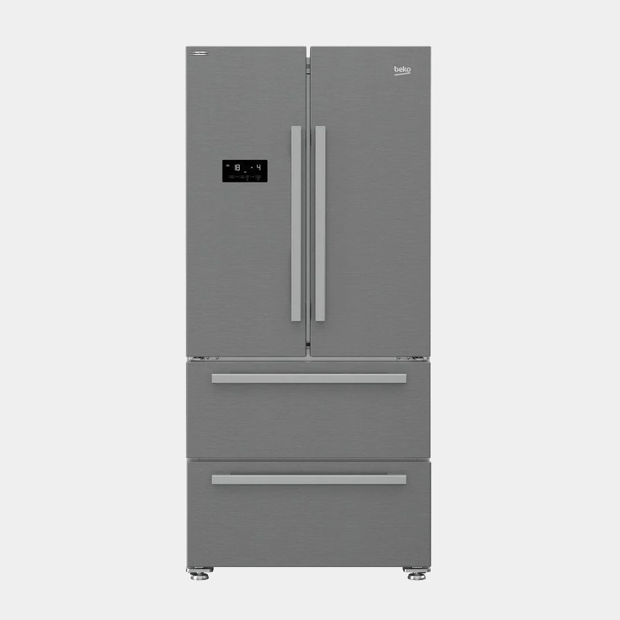 Beko Gne60531xn frigorífico americano inox de 182,5x84 no frost F