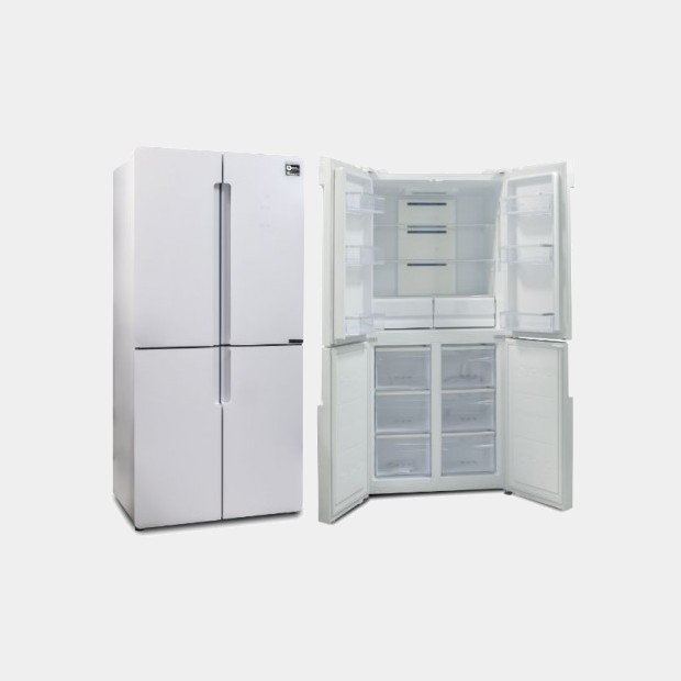 Infiniton Amcb485gwnft frigorífico 4 puertas cristal blanco 185x86 A+