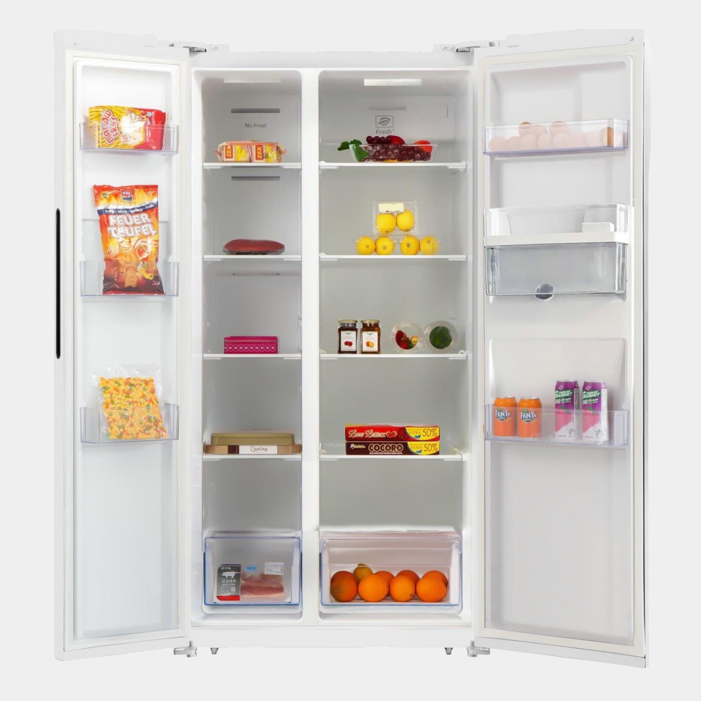 Infiniton SBS440DAB frigo americano blanco 178x83,6 c/d A+