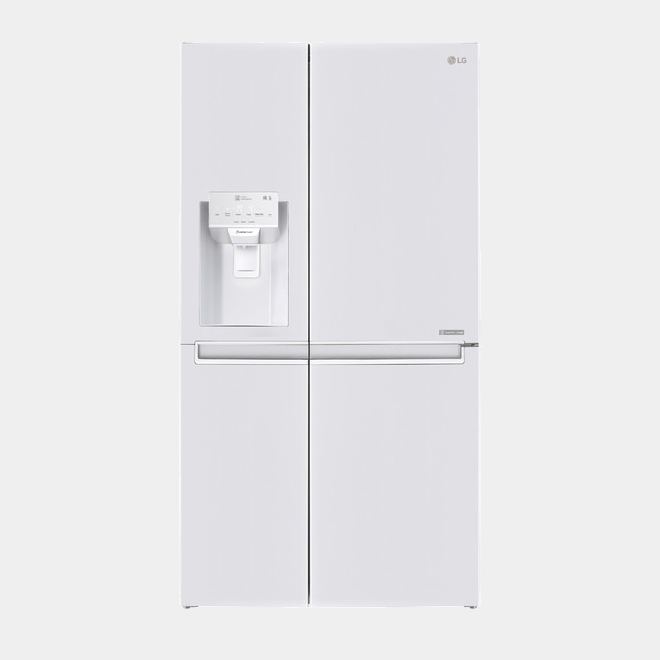 LG Gsl760swxv frigorifico americano con dispensador blanco A+