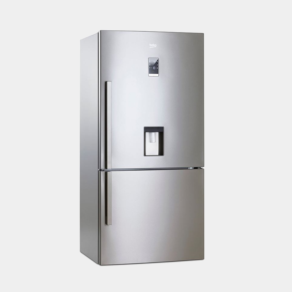 Beko Cn161230dx frigorifico combi inox 181x84 no frost dispensador Beko Cn161230dx frigorifico combi inox 181x84 no frost dispensador