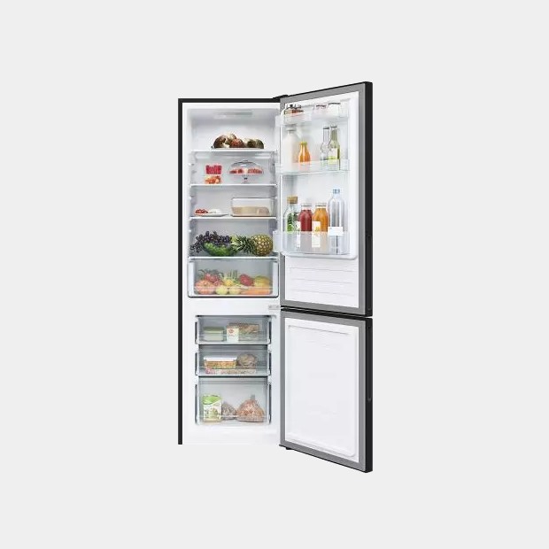 Candy Cct3l517eb frigorifico combi 177x55 E  Negro