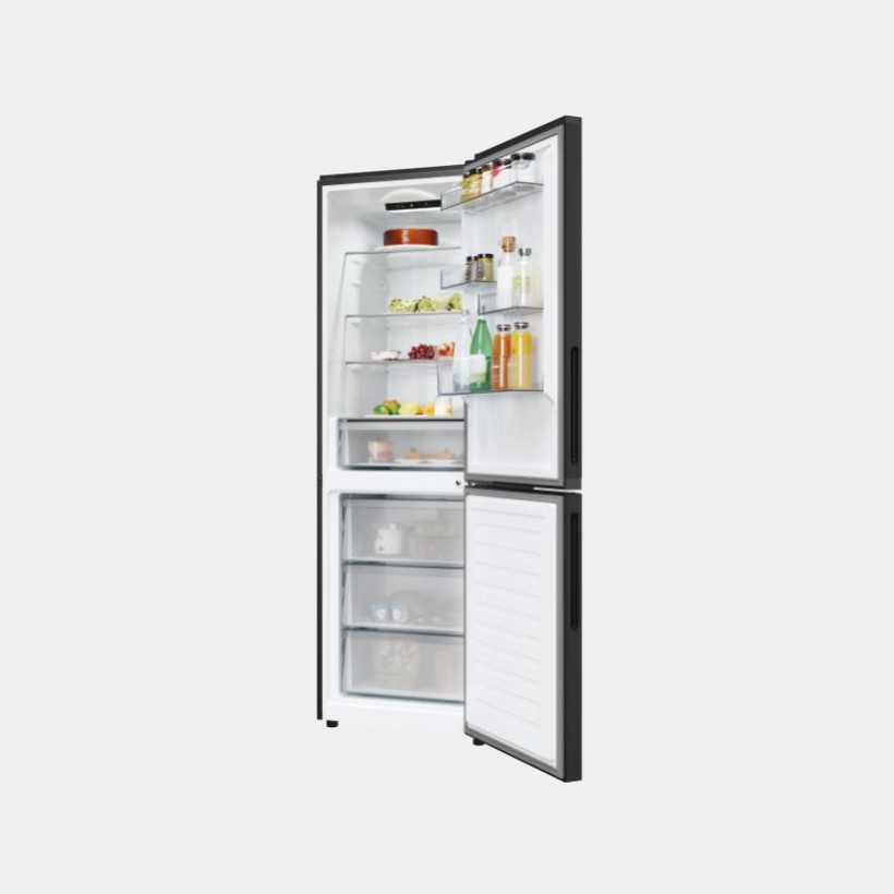 Candy Cncq2t618eb frigorifico negro 185x60 no frost E