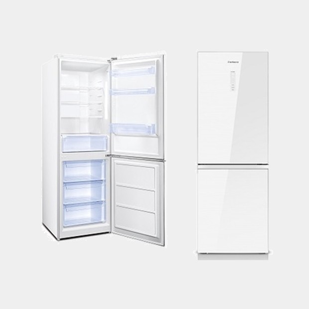 Corbero Ccglh1850w/9 frigo cristal blanco de 185.2x60  no frost