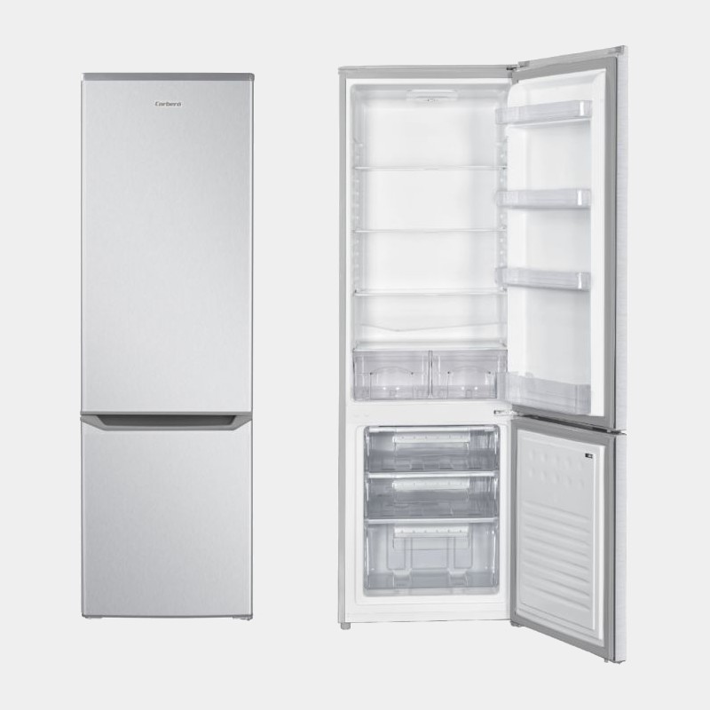 Corbero Cch1809sil  frigorífico combi silver 176x55 A+